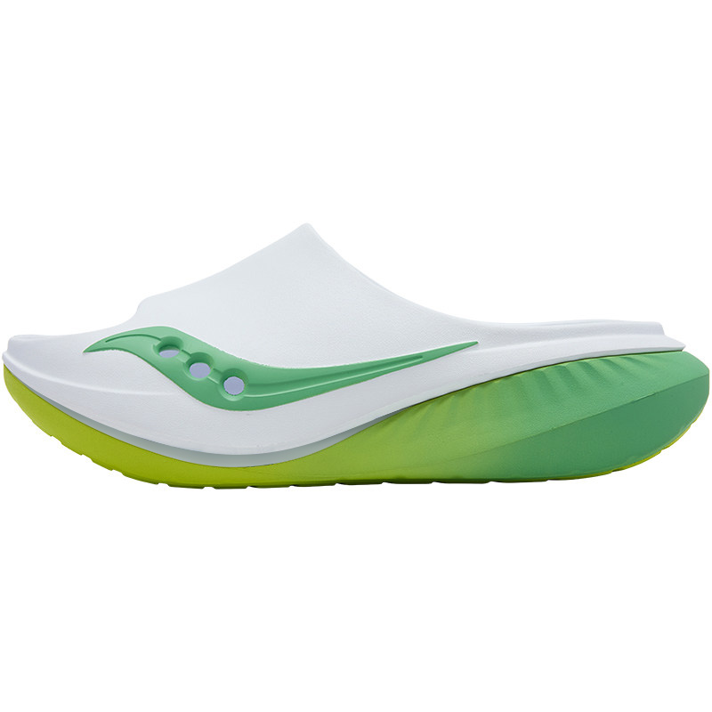 Saucony Cradle 3 White Comfort Slide Sandals S28283-4