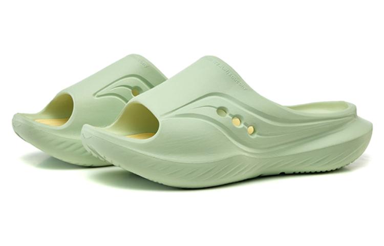 Lookbook Saucony Cradle 運動拖鞋 男女同款 綠色