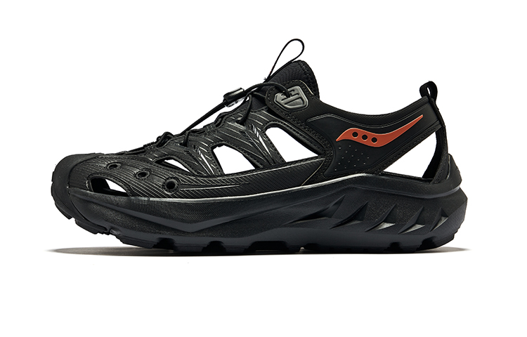 Saucony CRADLE MT Black/Orange Low-Top Running Shoes Casual Sneakers. S28904-1