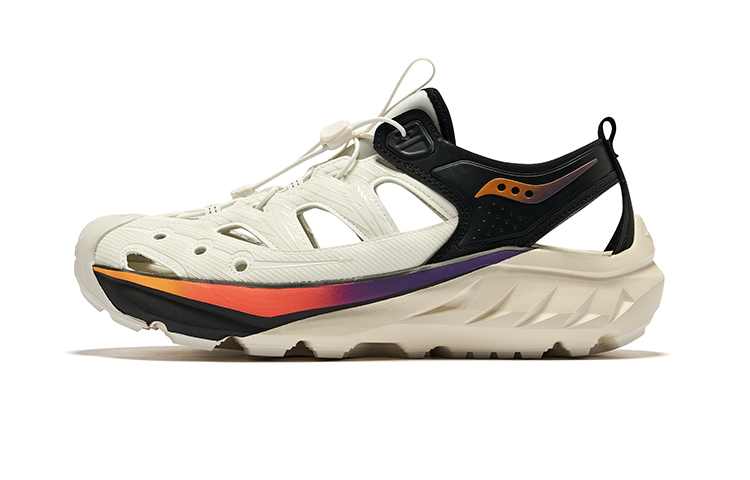 Saucony CRADLE MT White Black Orange Low-Top Running Shoes Casual Sneakers S28904-4