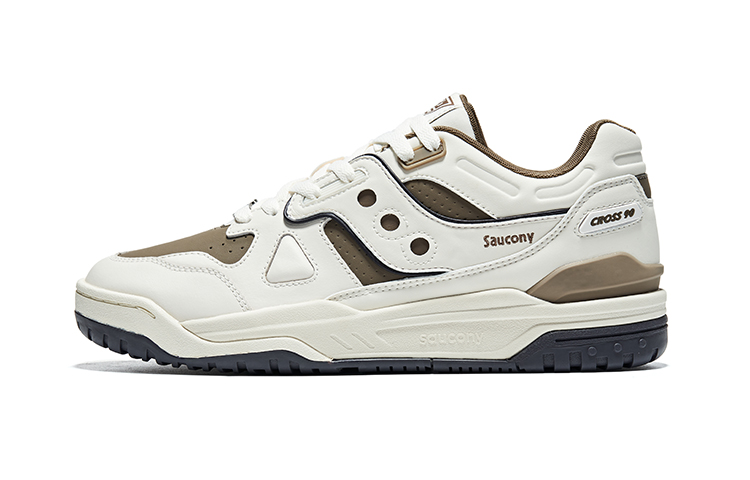 Saucony Cross 90 Retro Casual Running Shoes Low-Top Beige Sneakers. S79035-32