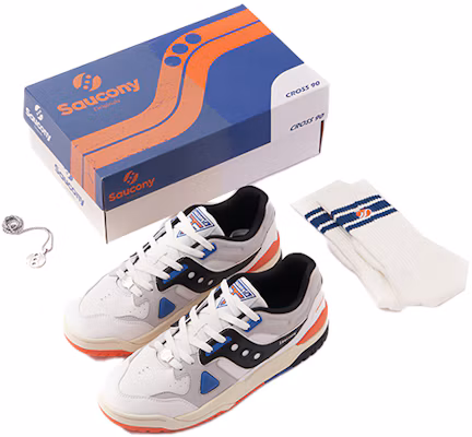 Saucony Cross 90 Retro Low-Top Sneakers White/Black/Orange Gift Box. Gift Box S79035-1 Buy Saucony Cross 90 Retro Low-Top Sneakers White/Black/Orange Gift Box. Gift Box S79035-1