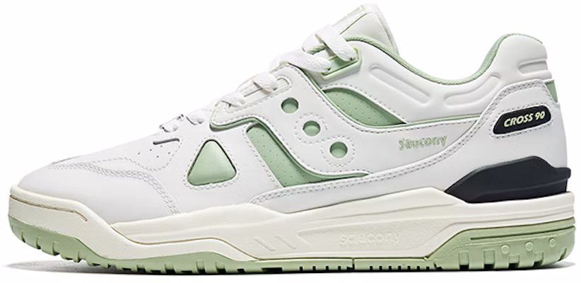 Saucony Cross 90 Retro White Green Warm Non-Slip Cushion Sneakers . S79035-31 Buy Saucony Cross 90 Retro White Green Warm Non-Slip Cushion Sneakers . S79035-31
