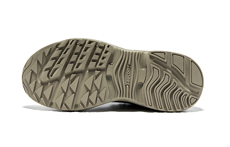 Purchase Saucony CYBER WEB 耐磨防滑 低筒 跑步鞋 男女同款 灰綠色