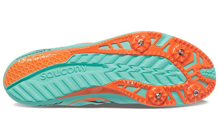 Shop Saucony Endorphin 3 低筒 跑步鞋 男款 藍