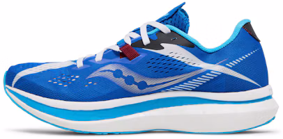 Lookbook Saucony Endorphin 時尚 低筒 跑步鞋 男款 藍白