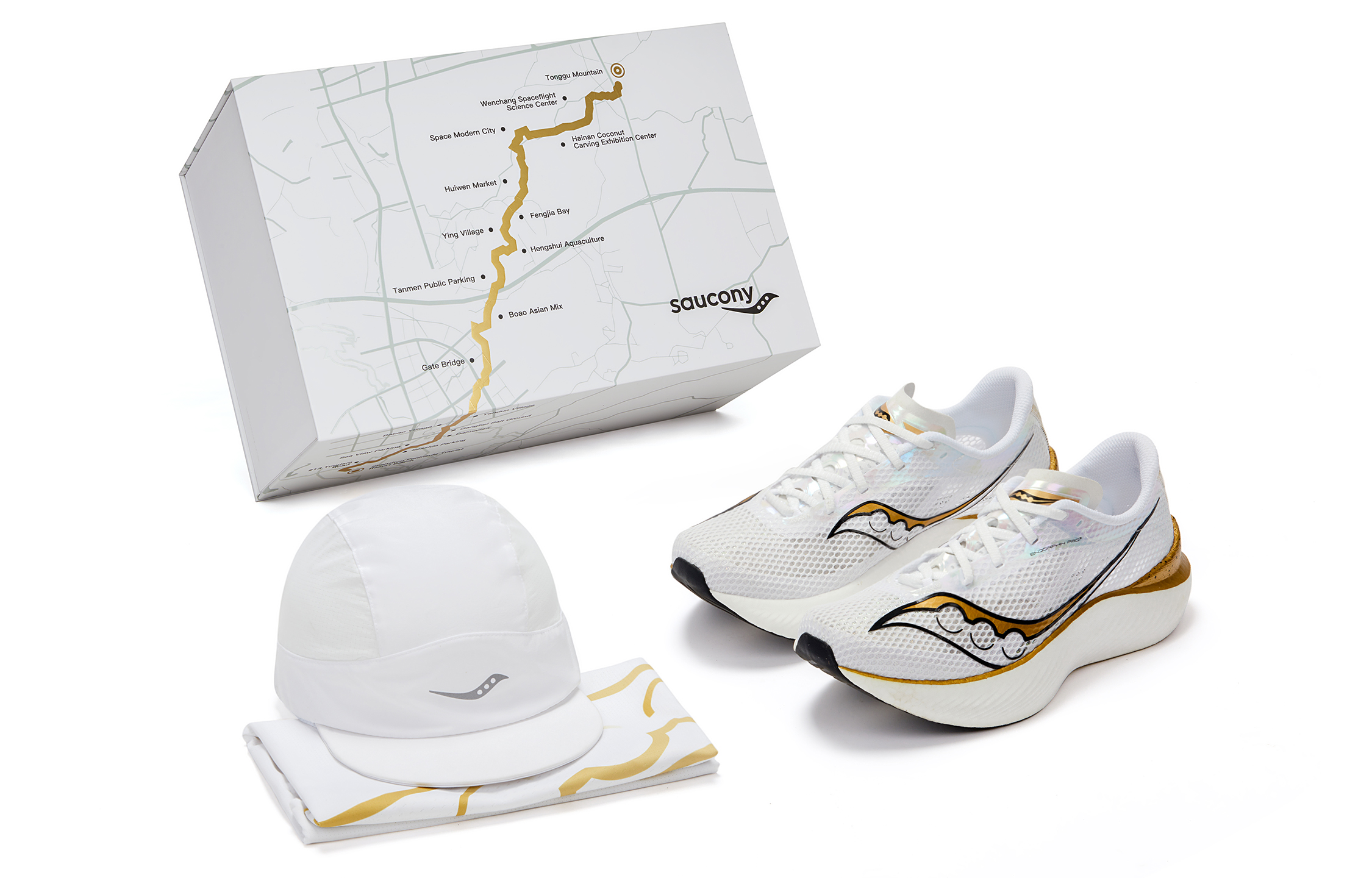Saucony Endorphin Pro 3 Exclusive Launch Box 'Chong Jin Moment - Gold Rush'