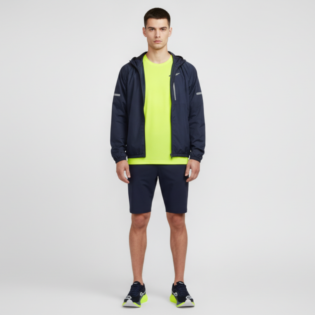 Lookbook Saucony Endorphin Pro 4 'Navy Citron' Pria/Wanita Sepatu Lari S20939-222