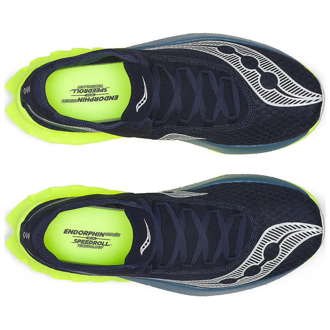 Sizing Saucony Endorphin Pro 4 'Navy Citron' Pria/Wanita Sepatu Lari S20939-222