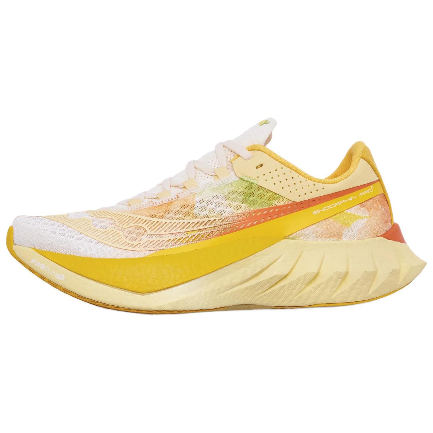 Saucony Endorphin Pro 4 Beige Carbon Fiber Marathon Running Shoes . S20939-500