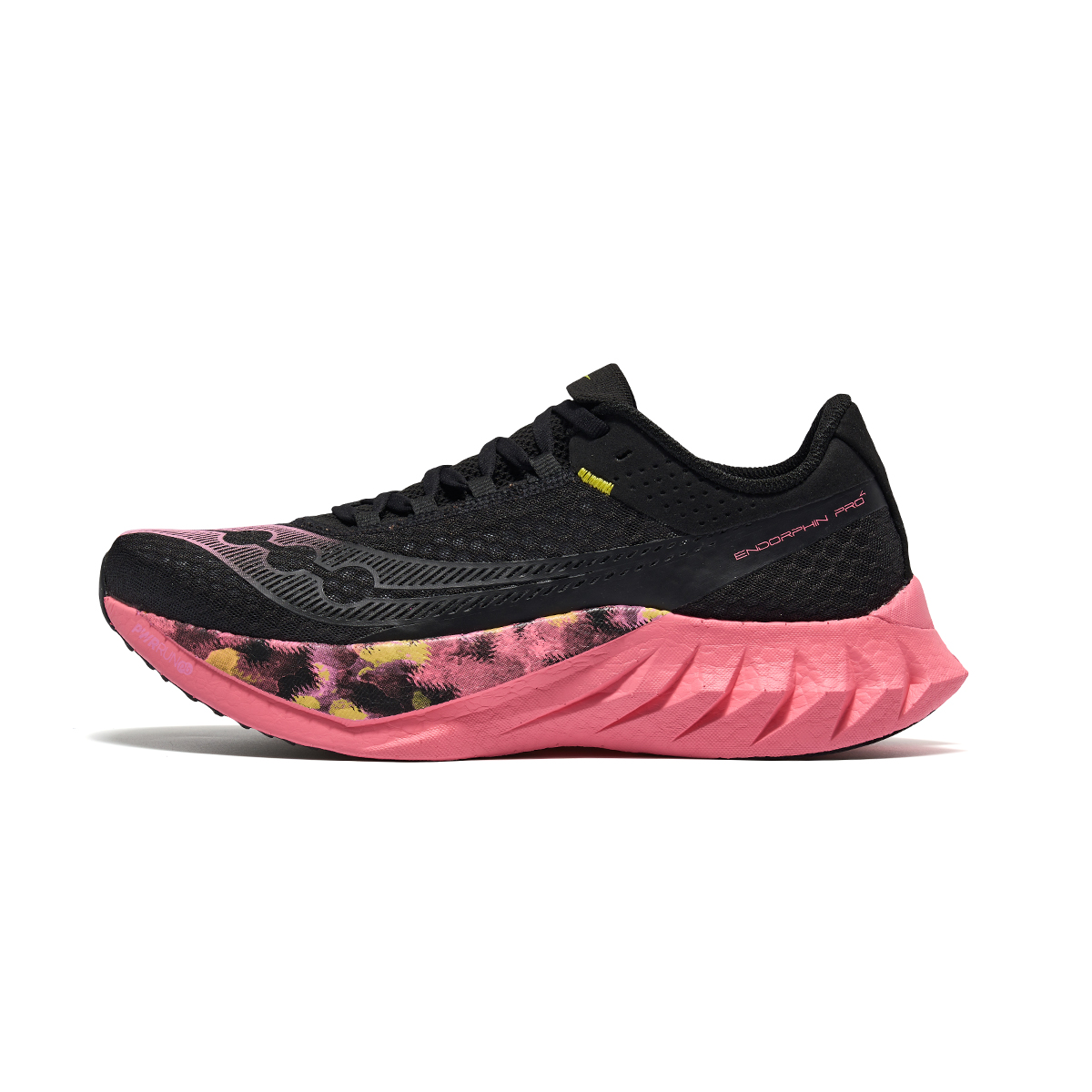 Saucony Endorphin Pro 4 Wuxi Cherry Blossom Carbon Plate Running Shoes Black/Pink. S30939-800