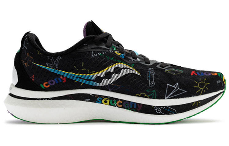 Order Saucony Endorphin Speed 2 Edisi Terhad 'Graffiti Hitam' S20688-105(S-BOX)