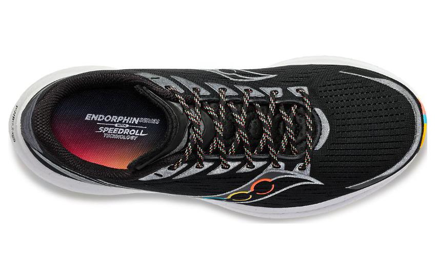 Lookbook Saucony VIZIPRO 耐磨防滑 低筒 跑步鞋 男女同款 黑白