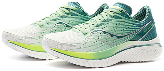 Saucony Endorphin Speed 啡速 3 減震防滑 低幫 跑步鞋 男女同款 白綠色 Lookbook Saucony Endorphin Speed 啡速 3 減震防滑 低幫 跑步鞋 男女同款 白綠色