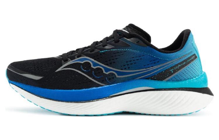 Saucony Endorphin Speed 3 Nylon Plate Running Shoes Black/Blue M Wide S20756-202(M Wide)