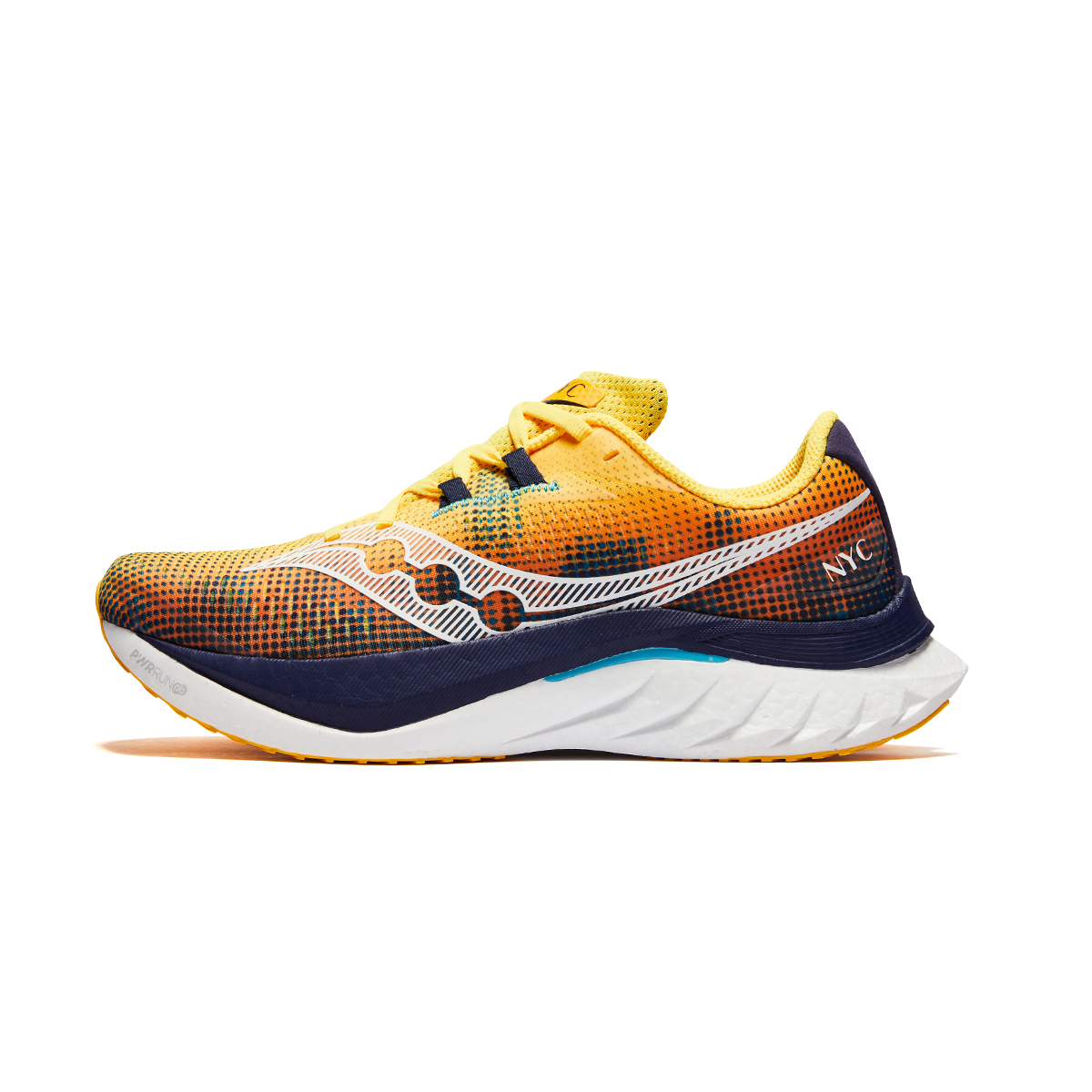Saucony Endorphin Speed 4 Nylon Plate Running Shoes Yellow White Blue S20940-77