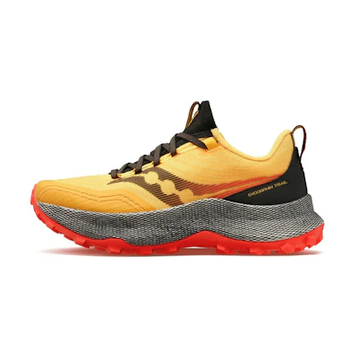 Saucony Endorphin Trail ViZiGold ViZiRed Yellow