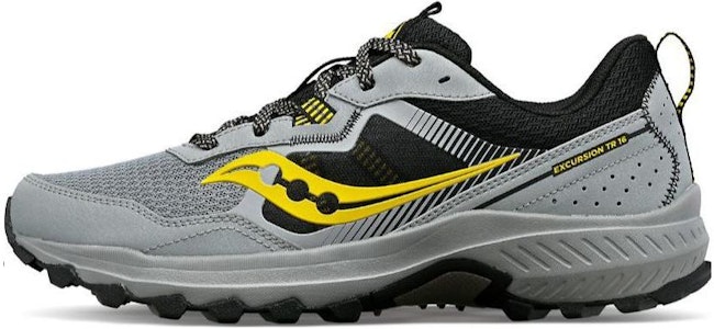 索康尼 Excursion Tr16 防滑耐磨 低帮 跑步鞋 男款 灰黑黃 Buy 索康尼 Excursion Tr16 防滑耐磨 低帮 跑步鞋 男款 灰黑黃