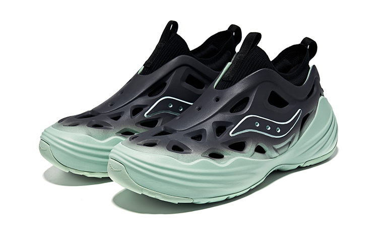 Saucony FOAM WEB 'Grey Black Green' 圖 3