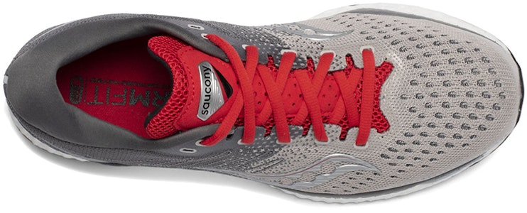 Saucony Freedom 自由3 舒適緩震 低幫 跑步鞋 男款 灰紅 Shop Saucony Freedom 自由3 舒適緩震 低幫 跑步鞋 男款 灰紅