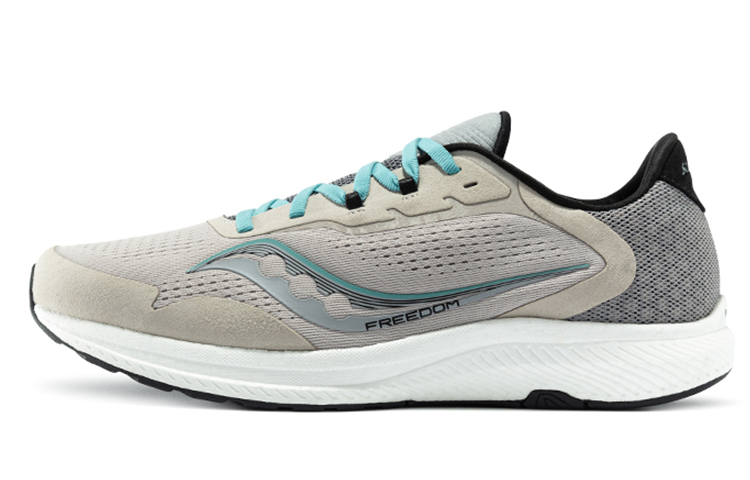 Saucony Freedom 4 Running Shoes Grey - Comfortable, Breathable, Durable. S20617-35 (M Width)
