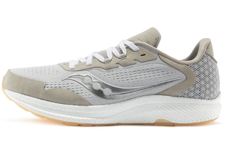 Saucony Freedom 4 Running Shoes Khaki Grey - Cushioned, Breathable, Durable. S20617-15 (M Width)