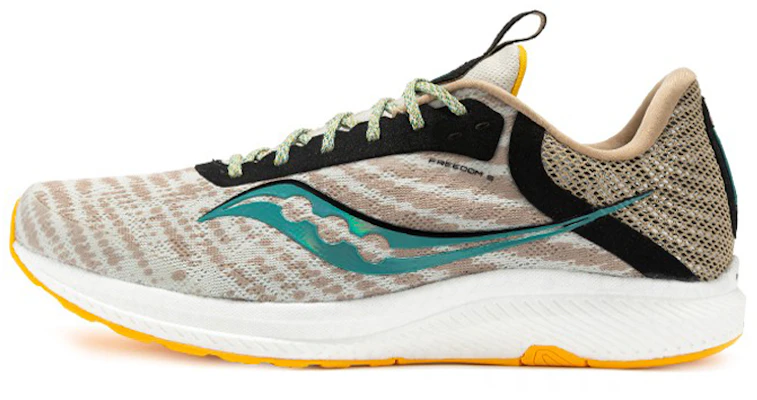 Saucony Freedom 自由5 緩震運動 低筒 跑步鞋 男款 淺卡其 Buy Saucony Freedom 自由5 緩震運動 低筒 跑步鞋 男款 淺卡其