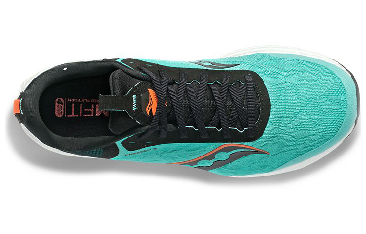Shop Saucony Freedom 5 'Cool Mint Zest' Wanita Lelaki Kasut Sukan S20726-125