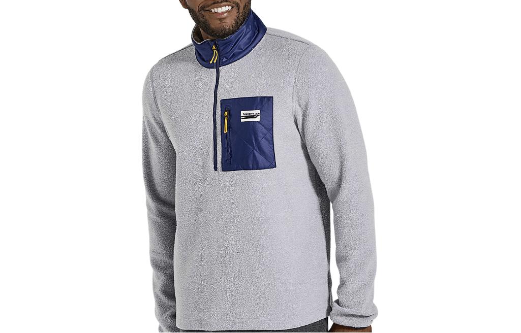 Saucony FW23 Zip-Up Stand Collar Long Sleeve Jacket - Gray SAM800321-LGH