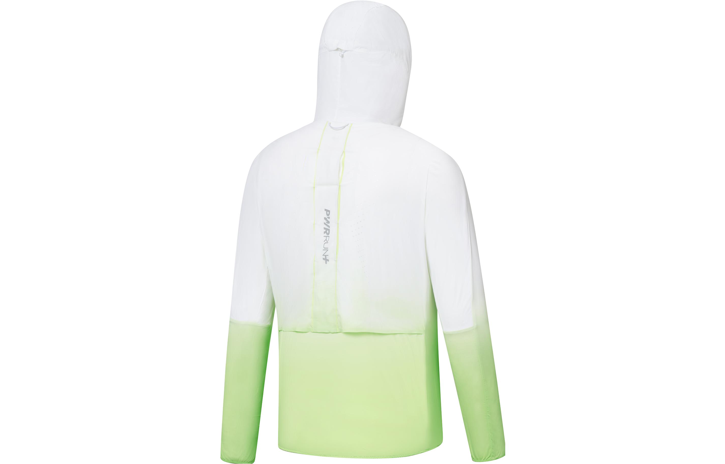 Lookbook Saucony 渐变透气连帽休闲夹克 - 薄荷绿/黄色 SC2230109A-PR12