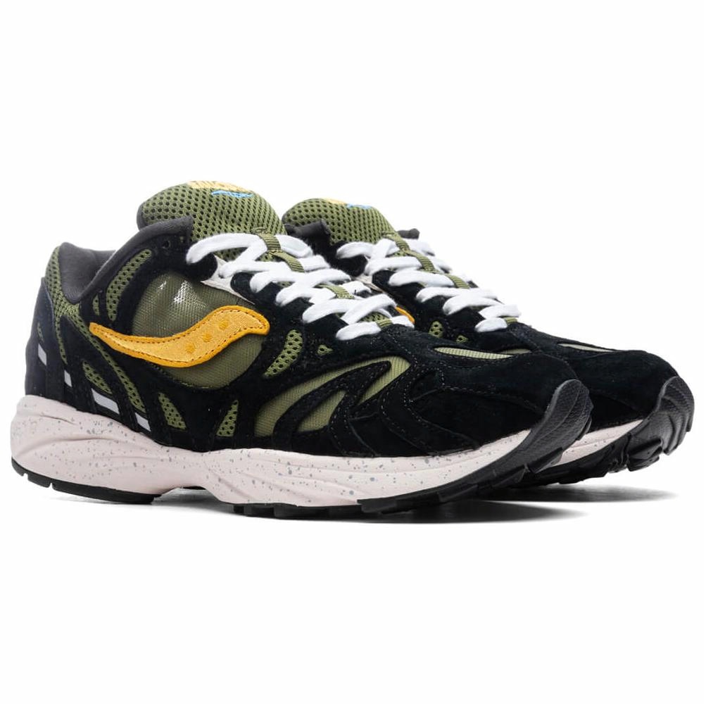 Lookbook Saucony Grid Azura 2000 ''Schwarz Gelb'' S70491-11