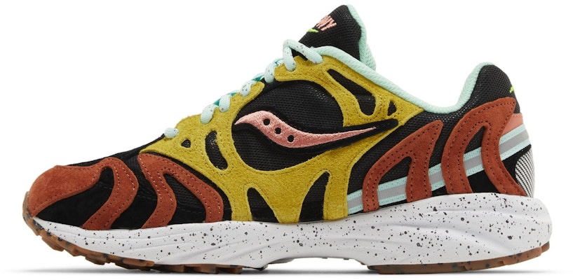 Saucony Grid Azura 2000 Trailian 減震防滑耐磨 低幫 跑步鞋 男女同款 黑紅黃 Lookbook Saucony Grid Azura 2000 Trailian 減震防滑耐磨 低幫 跑步鞋 男女同款 黑紅黃
