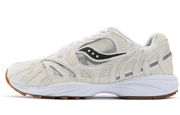 Saucony Grid Azura 2000 Beige Low-Top Casual Running Shoes Breathable. S70491-7 (M Width)