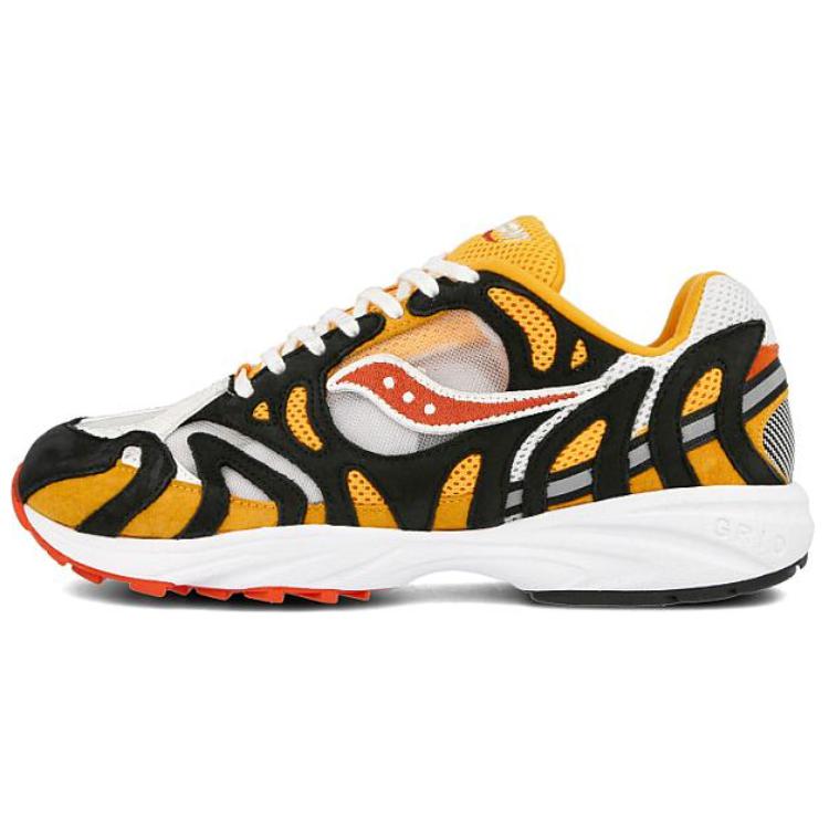 Saucony Grid Azura 2000 Black Yellow Running Shoes - Stylish & Durable. S70491-1