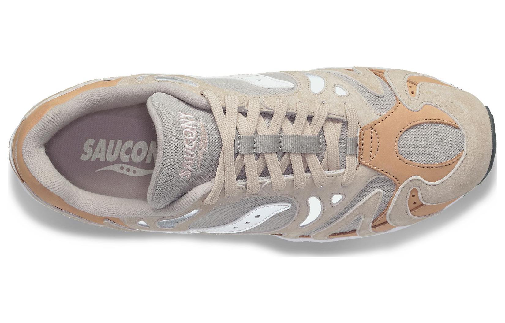 Lookbook サッカニー グリッドアズーラ2000 プレミアム "ベージュシルバー" S70714-1