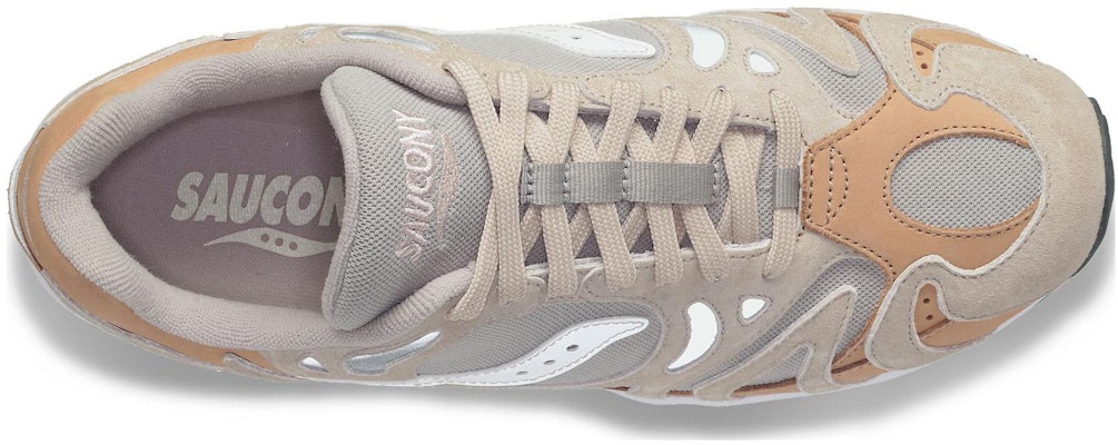 Saucony Grid Azura 2000 Premium 'Beige Silver' Kasut Lelaki S70714-1 Lookbook Saucony Grid Azura 2000 Premium 'Beige Silver' Kasut Lelaki S70714-1