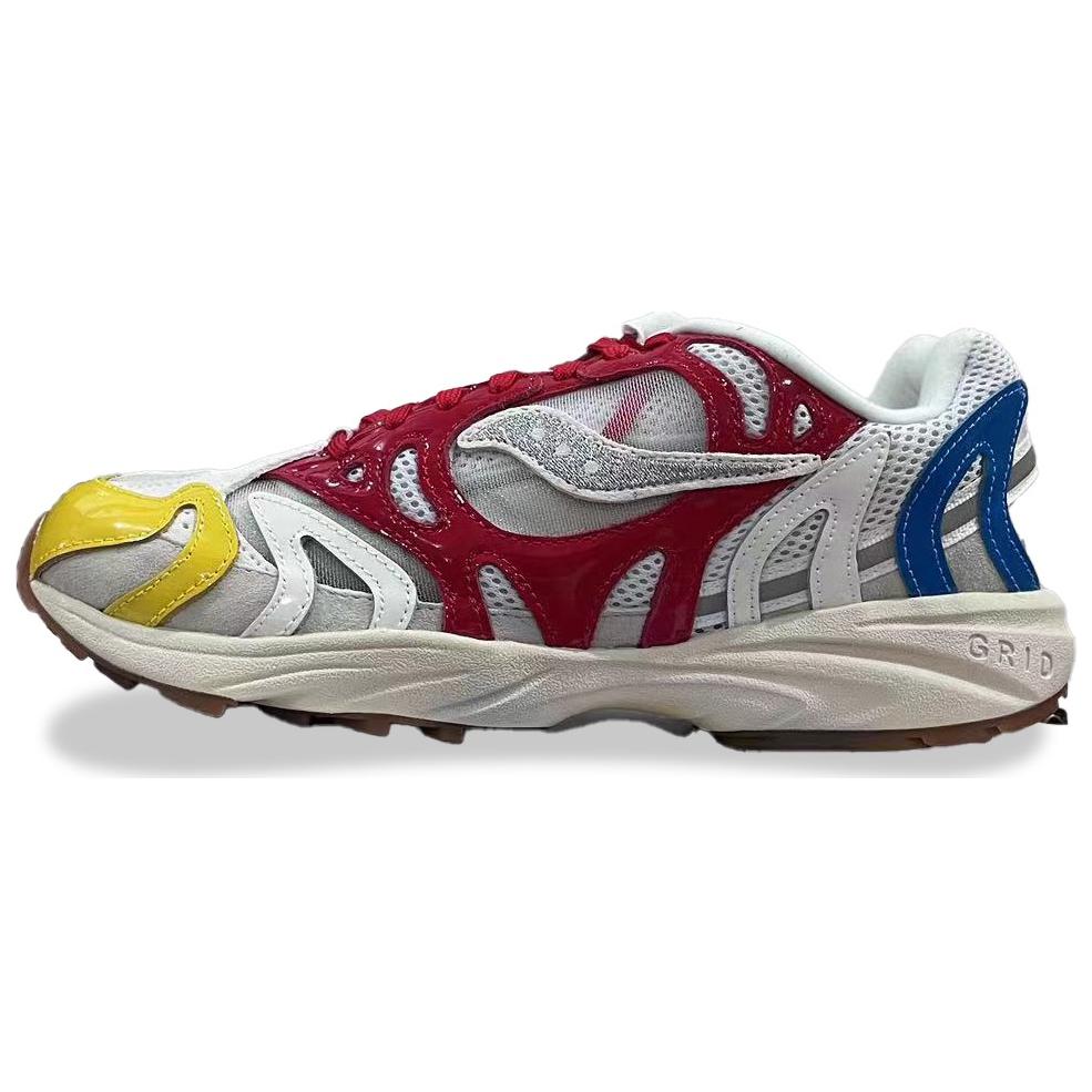 Saucony Grid Azura 2000 Red Yellow Blue Comfortable Running Shoes. S70534-1