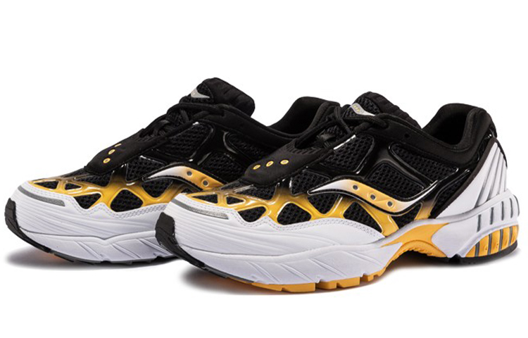 Shop Saucony Grid Web 'Negro Amarillo' S70466-3
