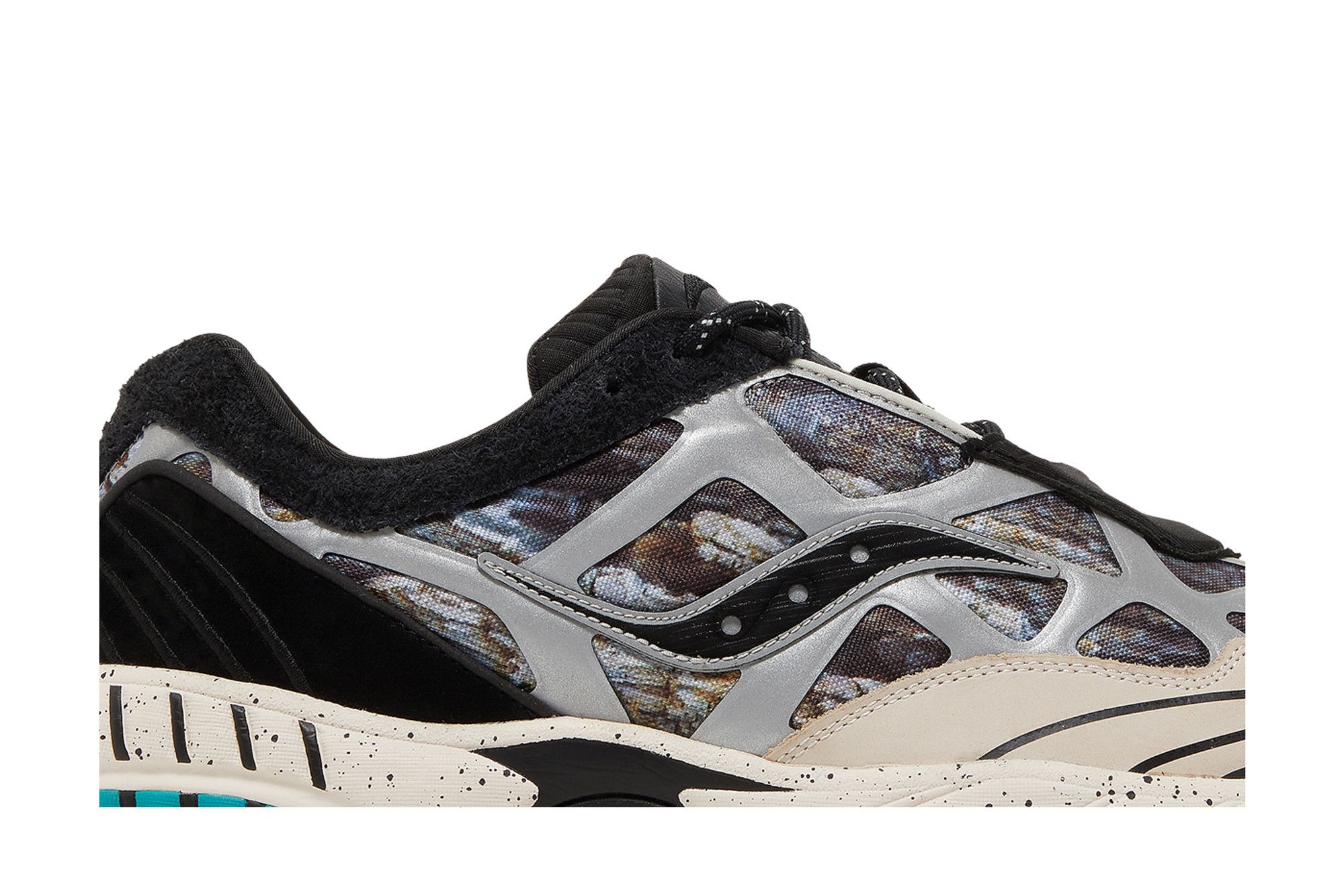 Order Saucony Grid Web Reflect Camo 低筒復古跑步鞋 男女款 黑銀色