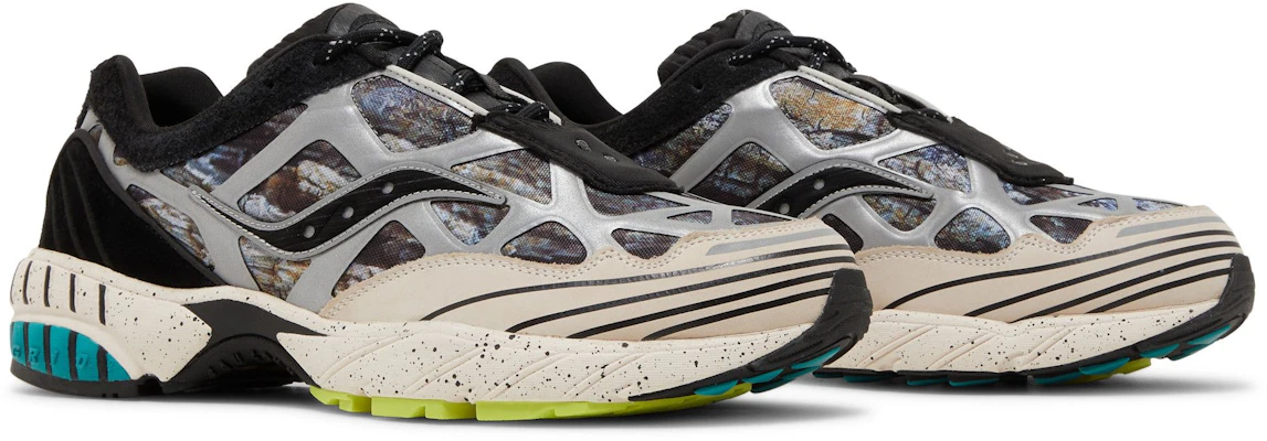 Saucony Grid Web Reflect Camo 低筒復古跑步鞋 男女款 黑銀色 Cheap Saucony Grid Web Reflect Camo 低筒復古跑步鞋 男女款 黑銀色
