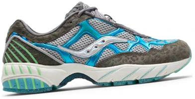 Order Saucony Grid Web 舒適運動 防滑耐磨 低幫 跑步鞋 男款 黑灰藍