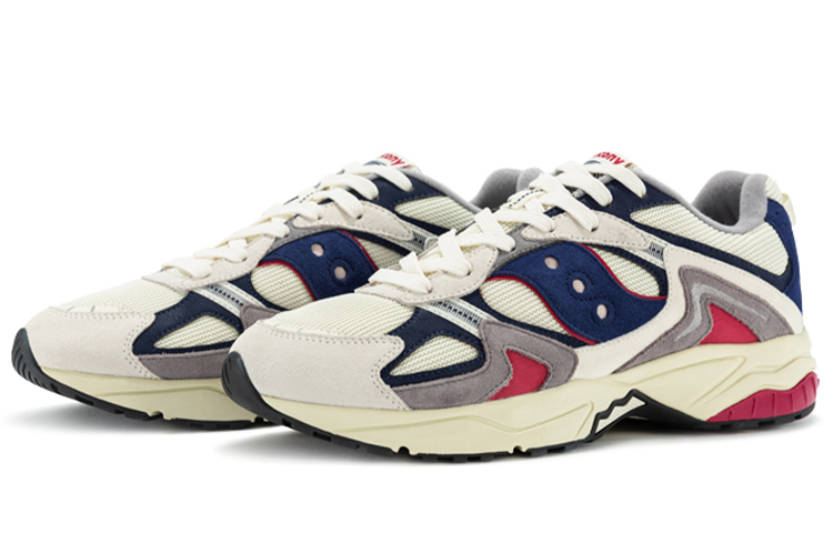 Lookbook Saucony GSD 90S Low ''Retro Weiß Blau'' S79018-1