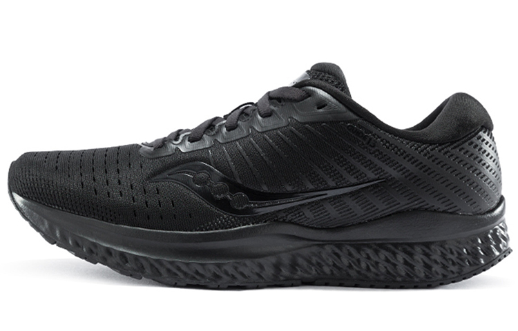 Saucony Guide 13 Running Shoes Black - Cushioned, Breathable & Durable. S20548-60(M Width)