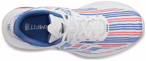 Lookbook Saucony Guide 15 減震防滑耐磨 低筒 跑步鞋 白藍紅