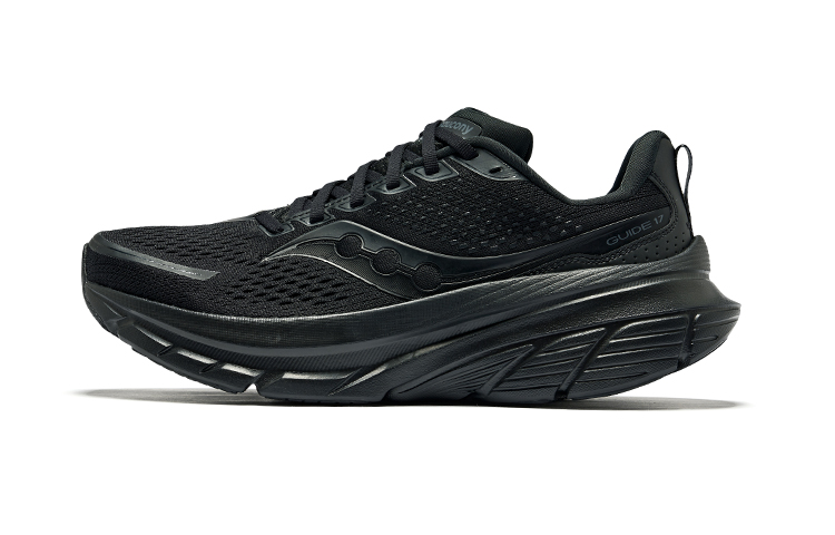 Saucony GUIDE 17 Running Shoes Black - Stable, Breathable for Long Runs. S20936-200