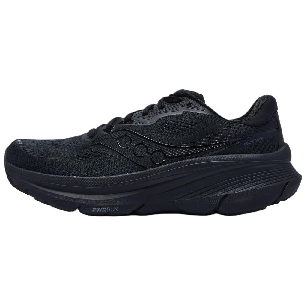 Saucony Guide 19 Black Running Shoes - Versatile, Comfortable, Stylish Trainer S21058-101