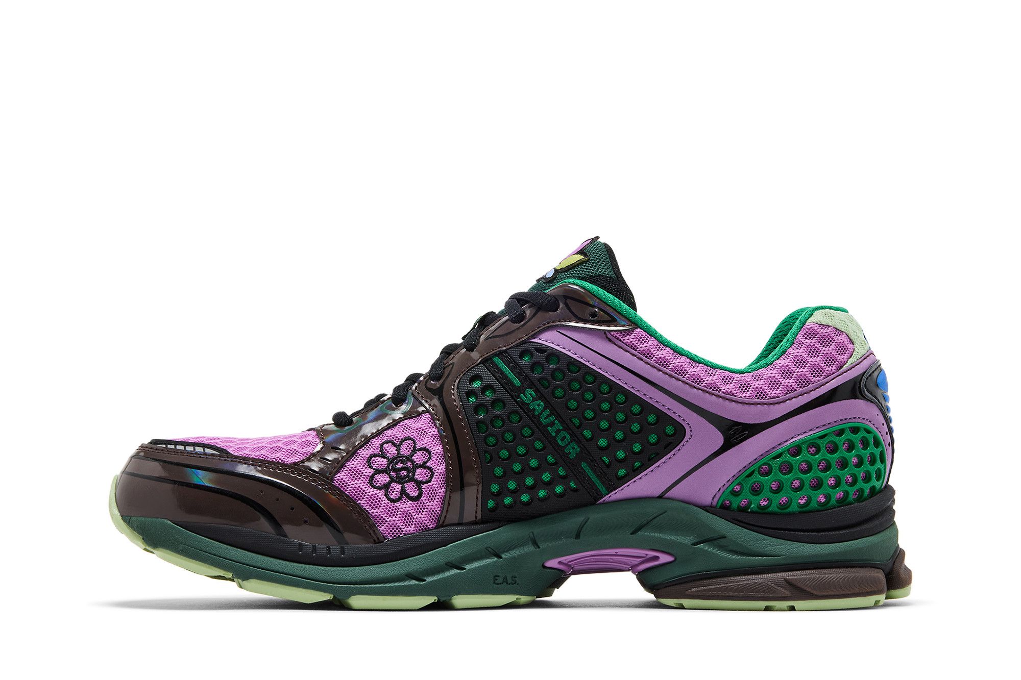 Lookbook Saucony Jae Tips x ProGrid Triumph 4 'Flowers Pack - Violet' S70966-3
