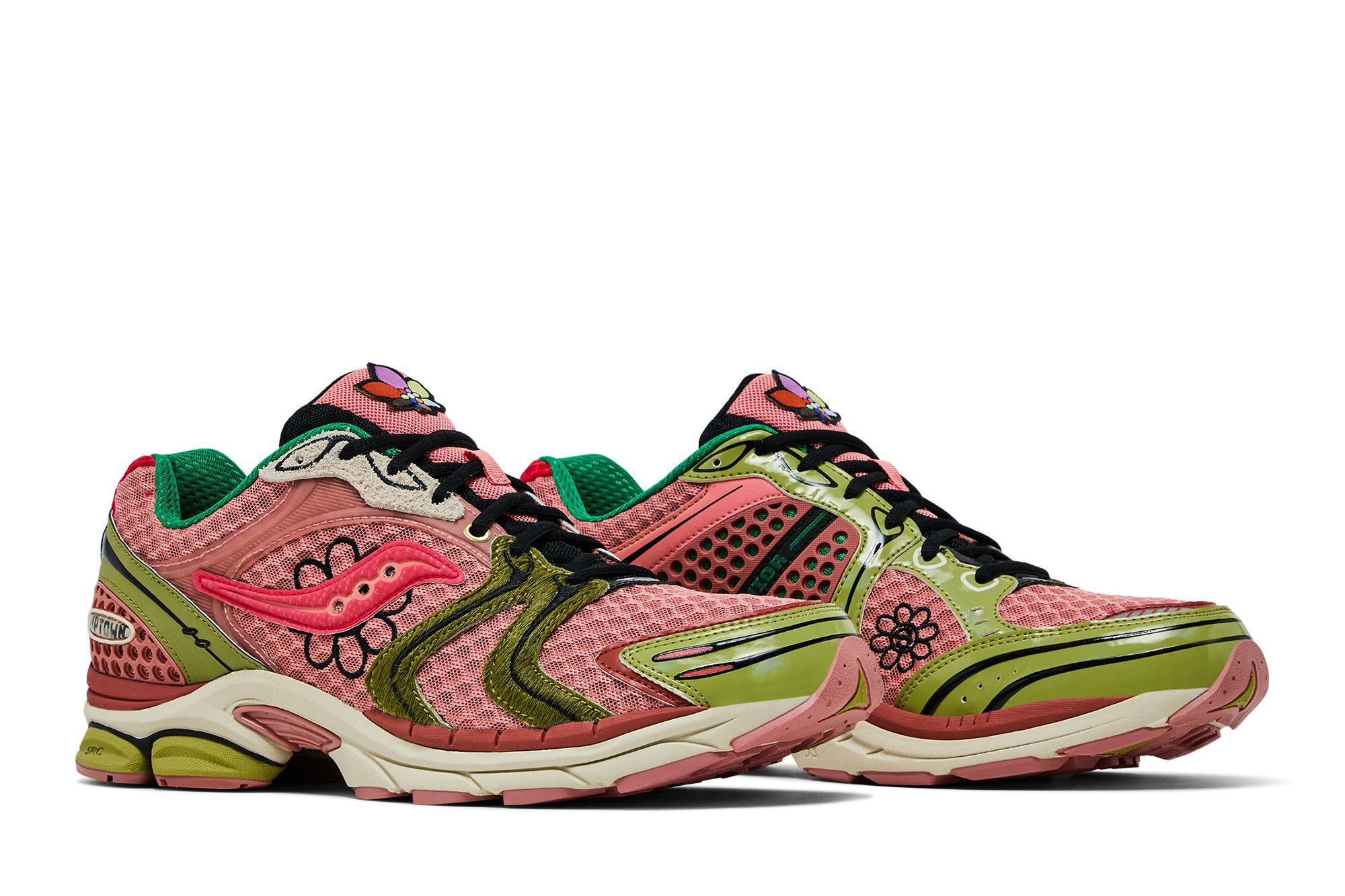 Cheap Saucony Jae Tips x ProGrid Triumph 4 'Flowers Pack - Peach' S70966-2