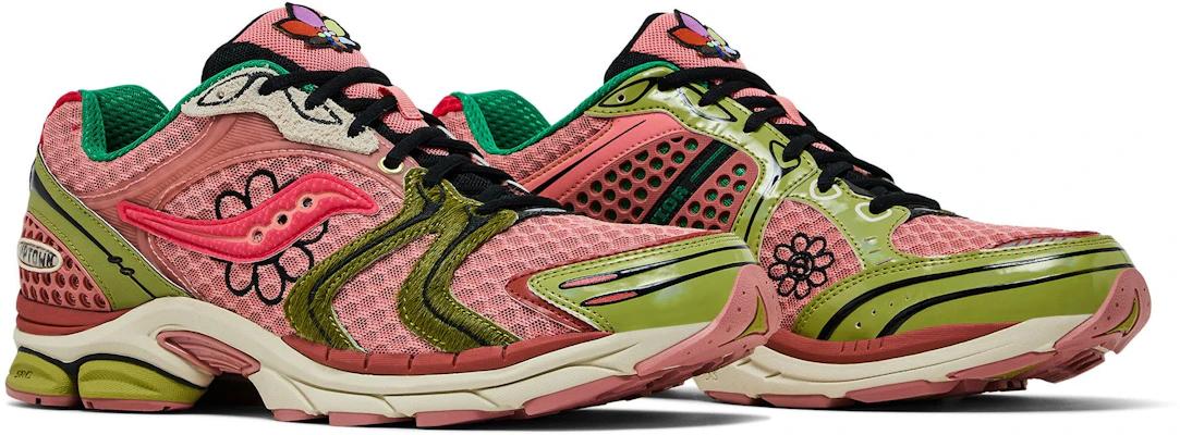 Saucony Jae Tips x ProGrid Triumph 4 'Flowers Pack - Peach' S70966-2 Cheap Saucony Jae Tips x ProGrid Triumph 4 'Flowers Pack - Peach' S70966-2