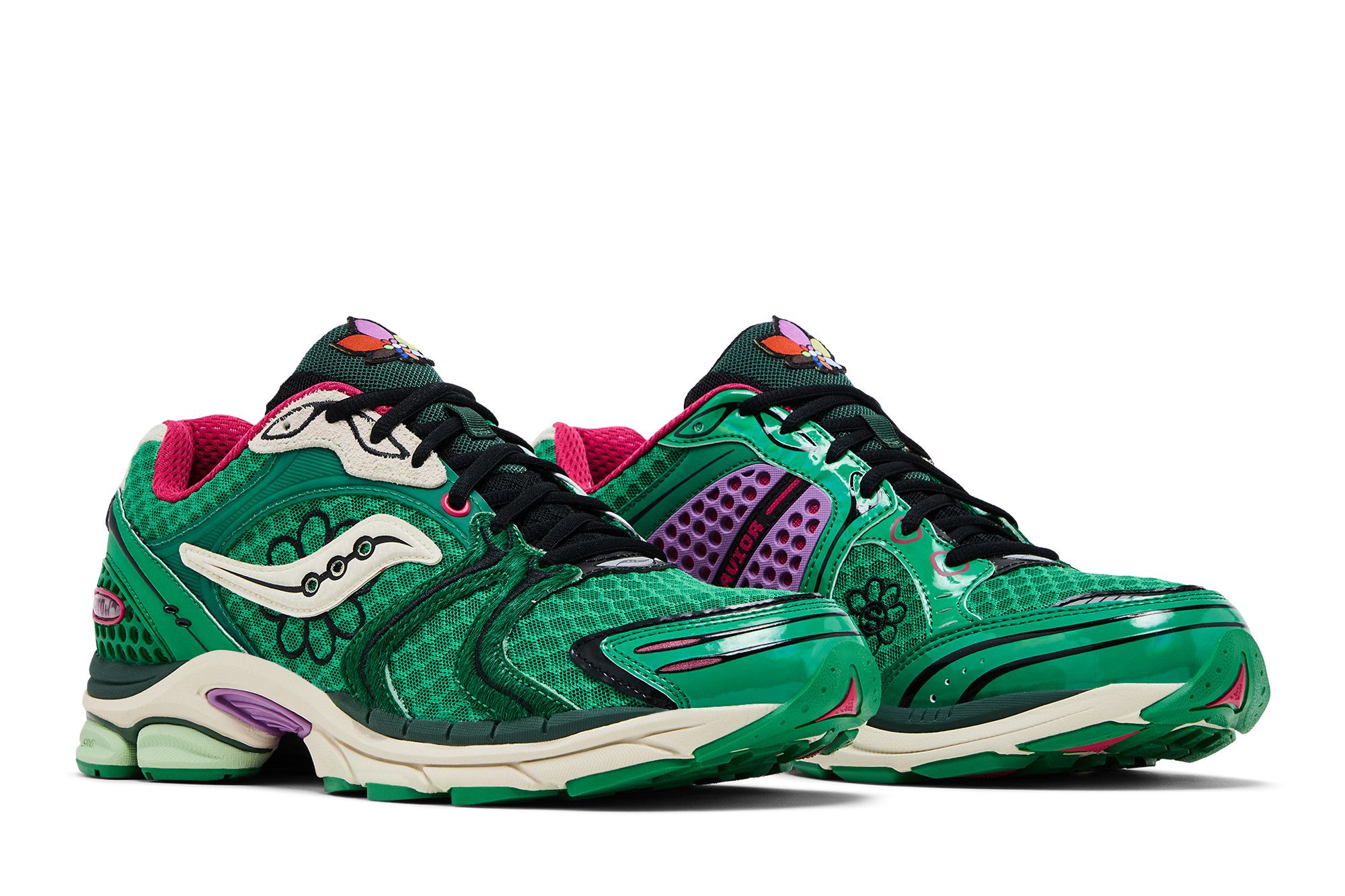 Cheap Saucony Jae Tips x ProGrid Triumph 4 'Flowers Pack - Fern' S70966-4